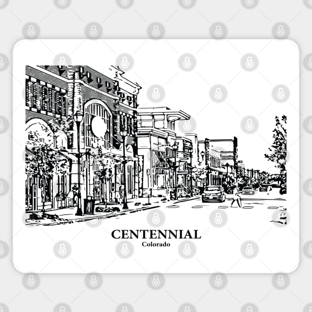 Centennial - Colorado Magnet by Lakeric